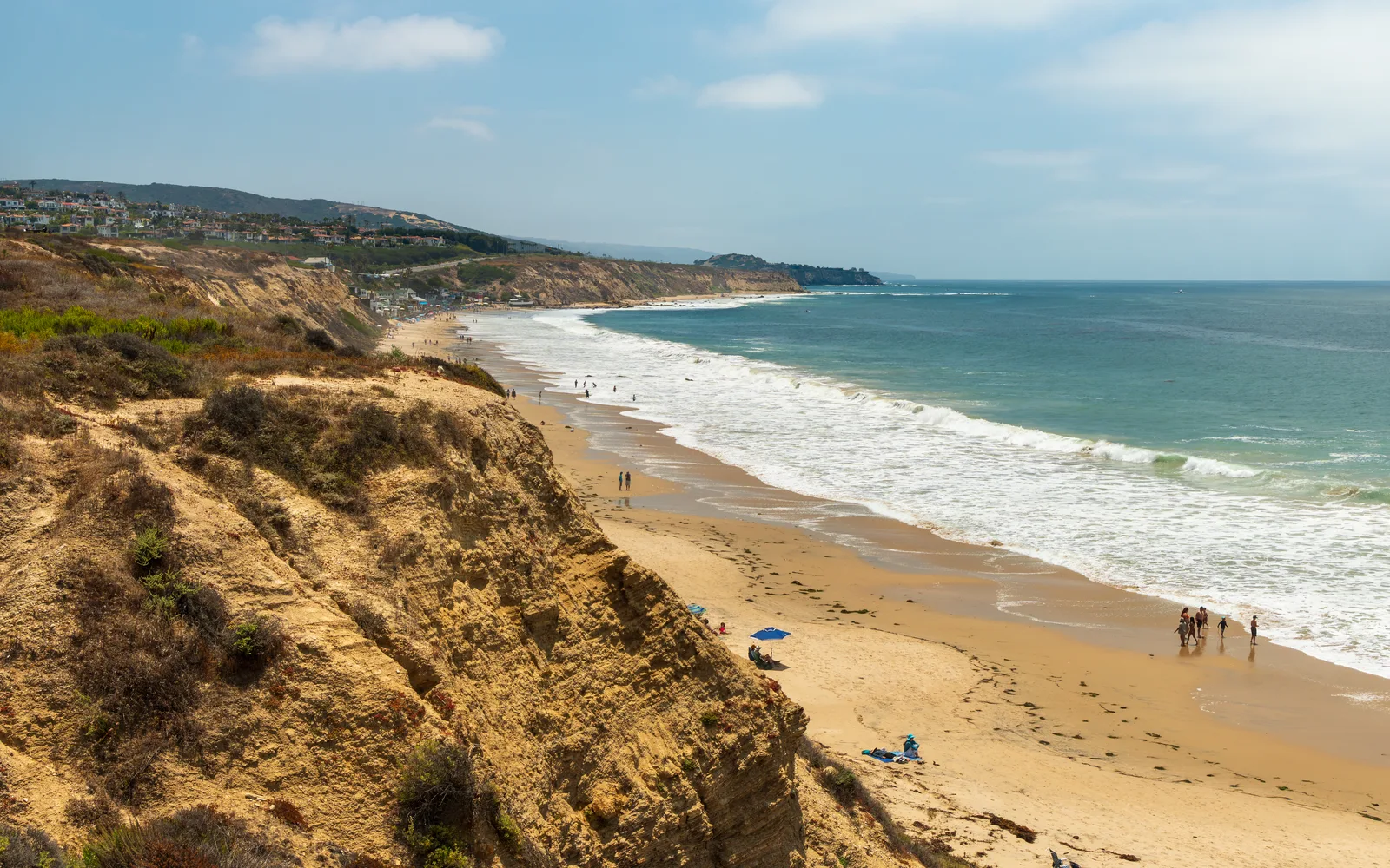 Crystal Cove Beach along the Orange County coast with sandy shore and ocean